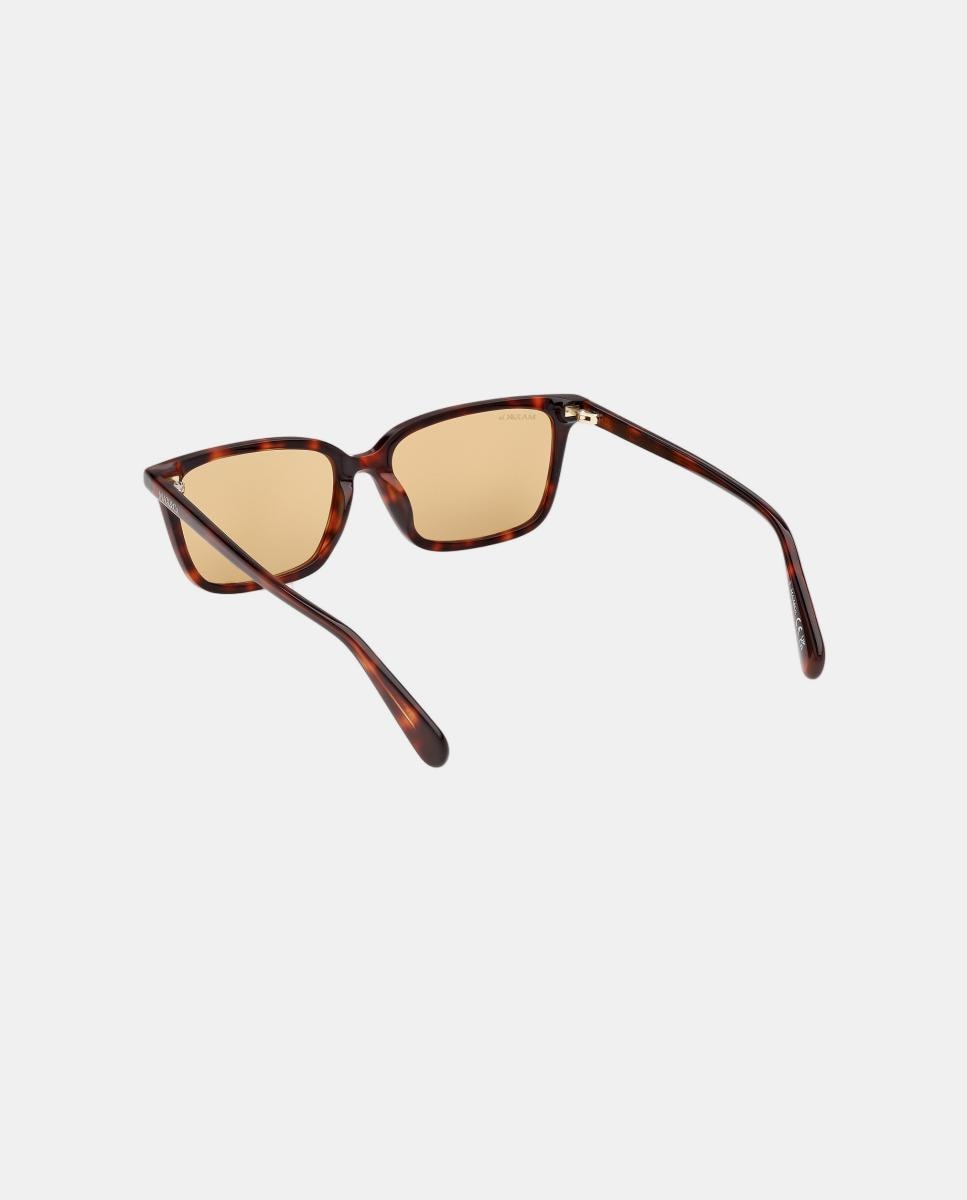 Gafas de sol MO0165 de mujer rectangular en acetato - Max&Co - Marrón Marrón-4