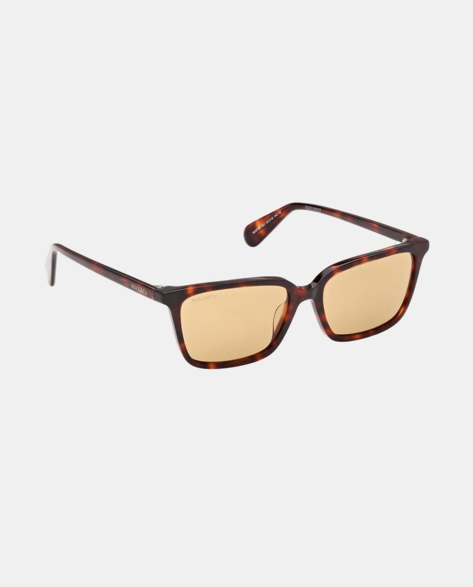 Gafas de sol MO0165 de mujer rectangular en acetato - Max&Co - Marrón Marrón-8