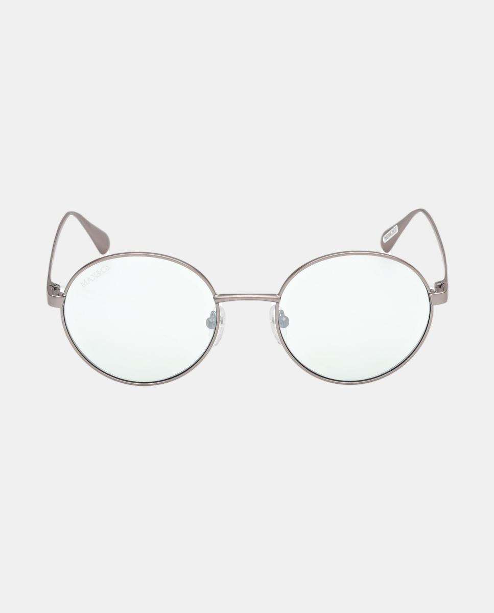 Imagen 0 de Gafas de sol MO0166 de mujer ovalada en metal Gris