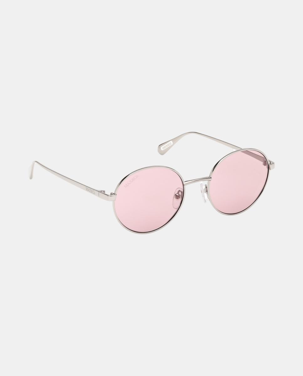 Gafas de sol MO0166 de mujer ovalada en metal - Max&Co - Gris Gris-8