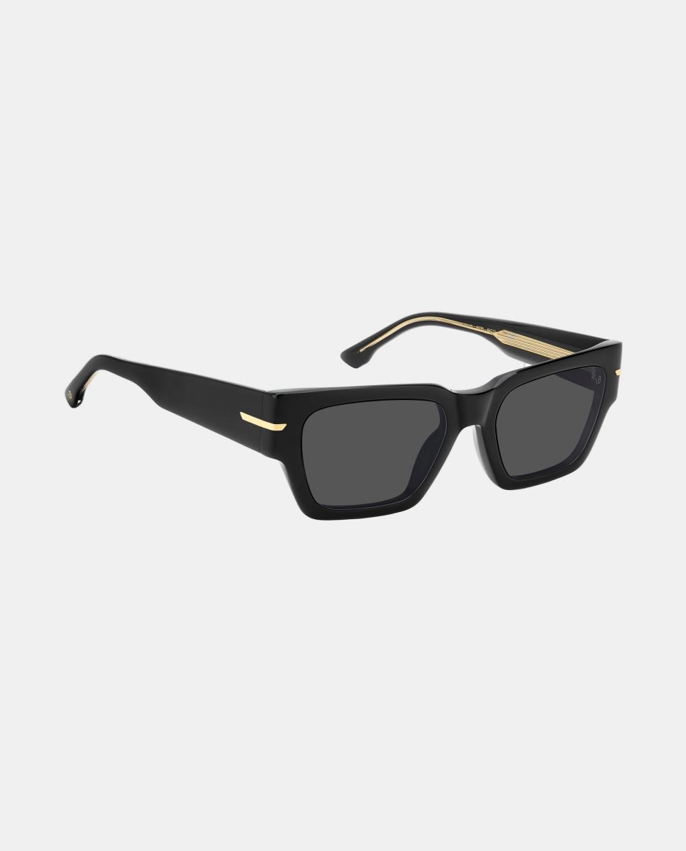 Gafa de sol de mujer rectangular en acetato - Victoria Beckham - Negro Negro-2