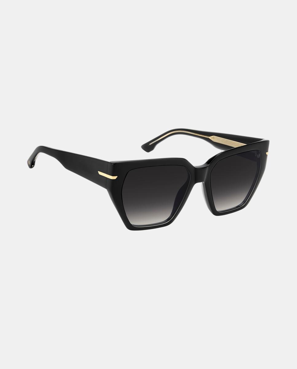 Gafa de sol de mujer rectangular en acetato con lente degradada - Victoria Beckham - Negro Negro-2