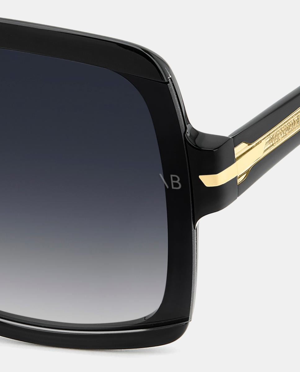 Imagen 5 de Gafa de sol de mujer rectangular en acetato con lente degradada - Victoria Beckham - Negro Negro