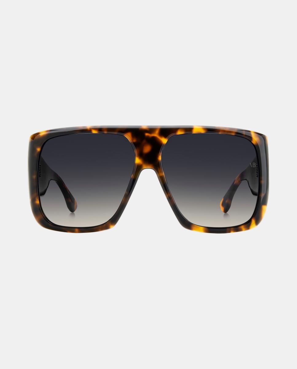 Imagem 0 de Óculos de Sol Retangulares em Acetato com Lente em Degradé