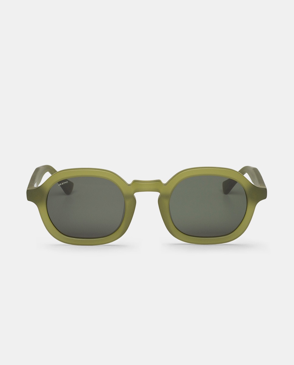 Imagem 0 de Óculos de Sol Unissexo Redondos em Acetato