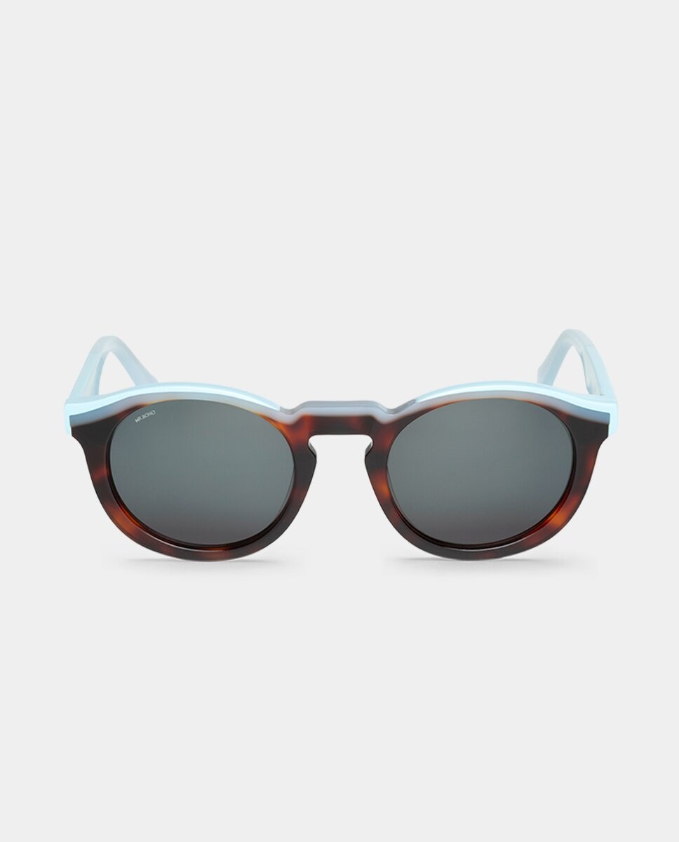 Imagem 0 de Óculos de Sol Unissexo Redondos em Acetato