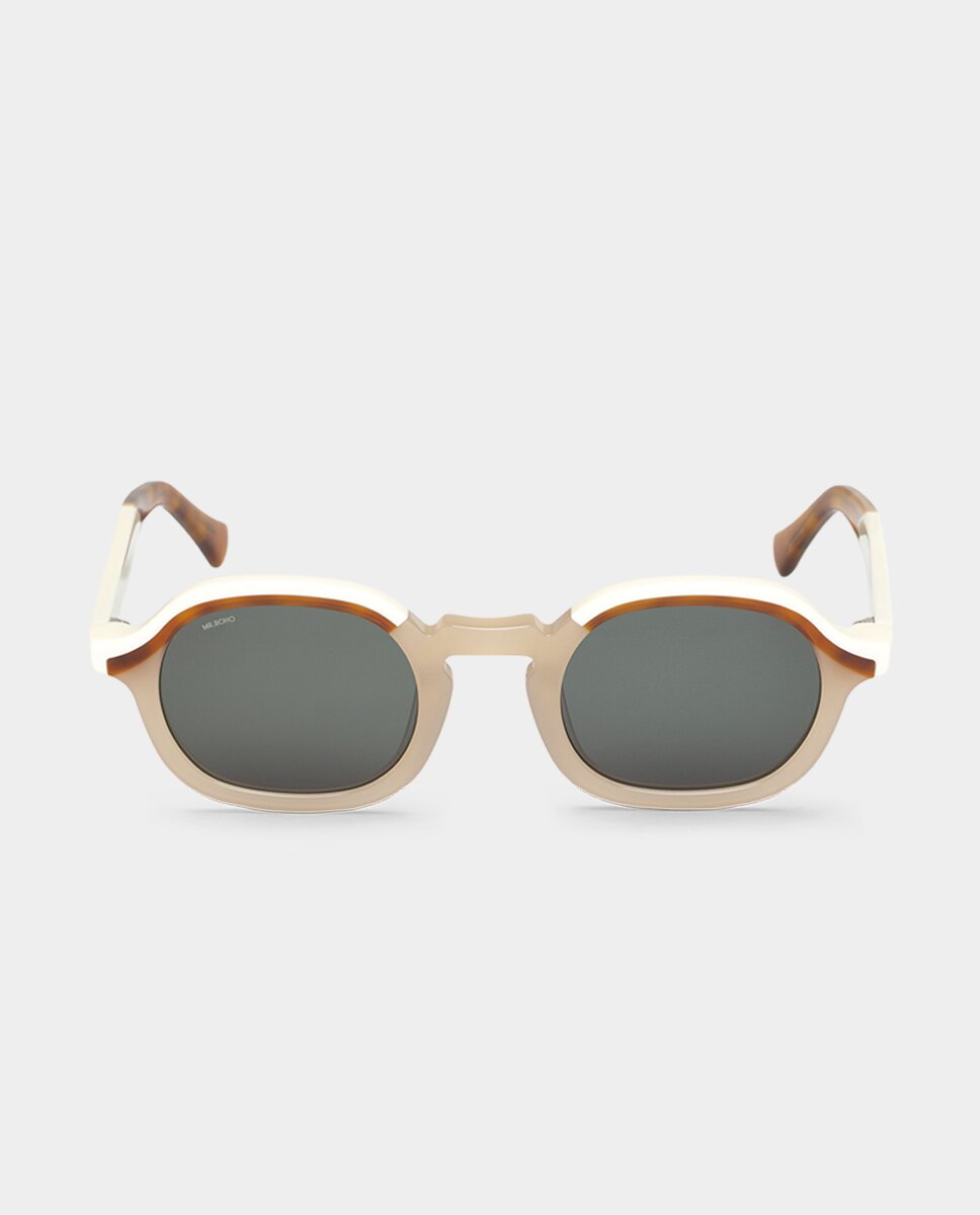 Imagem 0 de Óculos de Sol Unissexo Redondos em Acetato