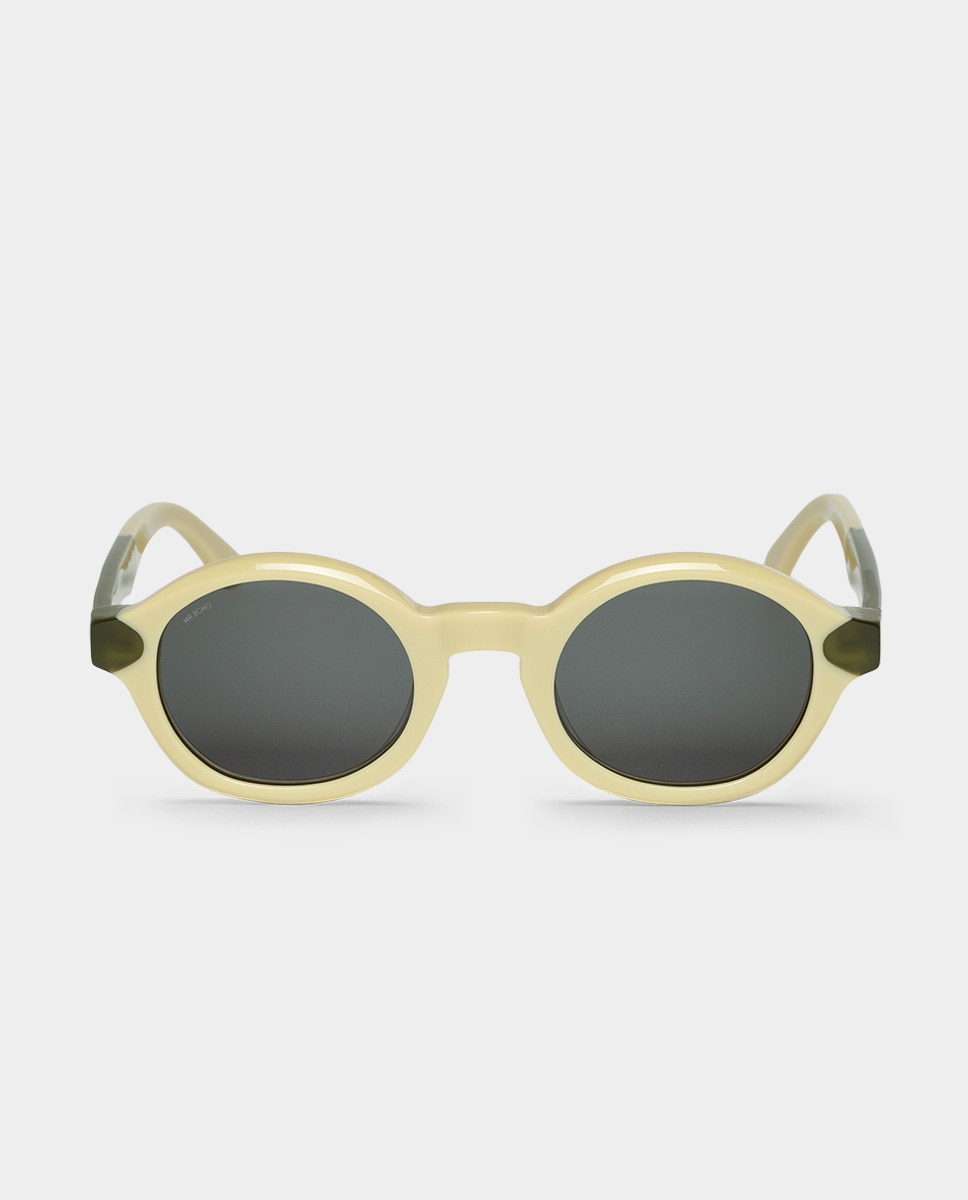 Imagem 0 de Óculos de Sol Unissexo Redondos em Acetato
