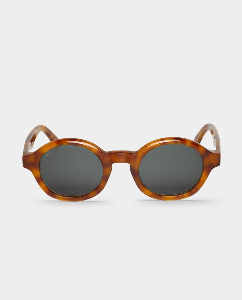 Imagem 0 de Óculos de Sol Unissexo Redondos em Acetato