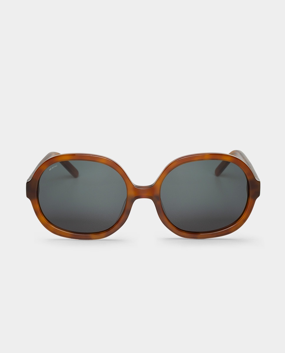 Imagem 0 de Óculos de Sol Redondos em Acetato