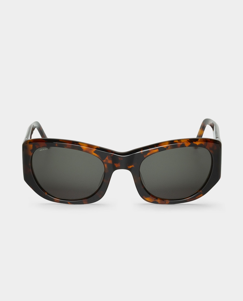 Imagem 0 de Óculos de Sol Retangulares em Acetato