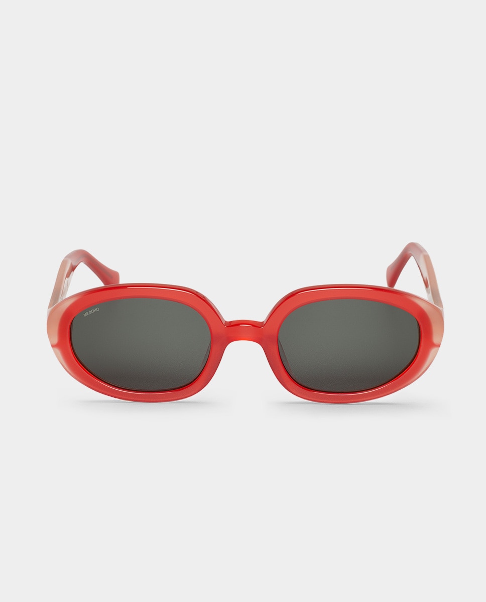 Imagem 0 de Óculos de Sol Ovais em Acetato