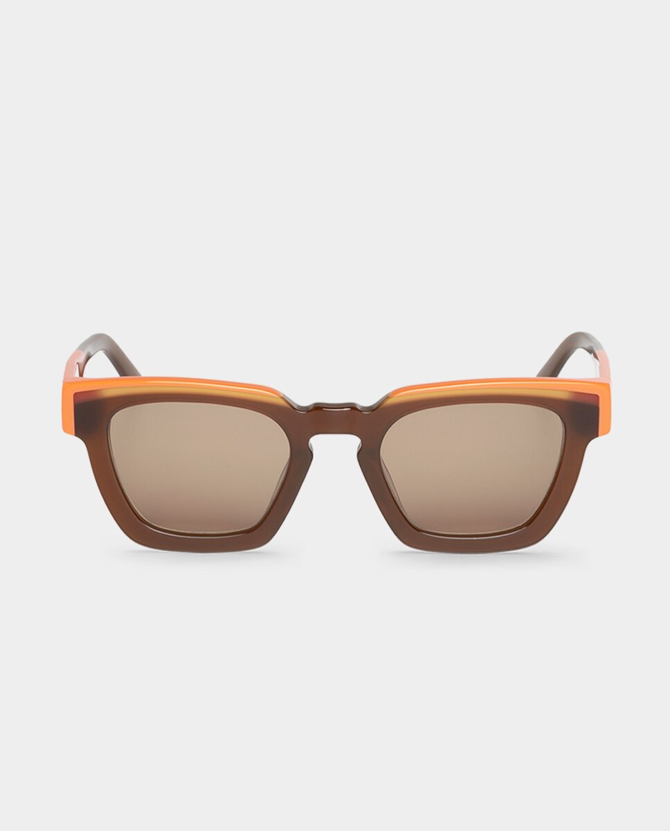 Imagem 0 de Óculos de Sol Unissexo Quadrados em Acetato