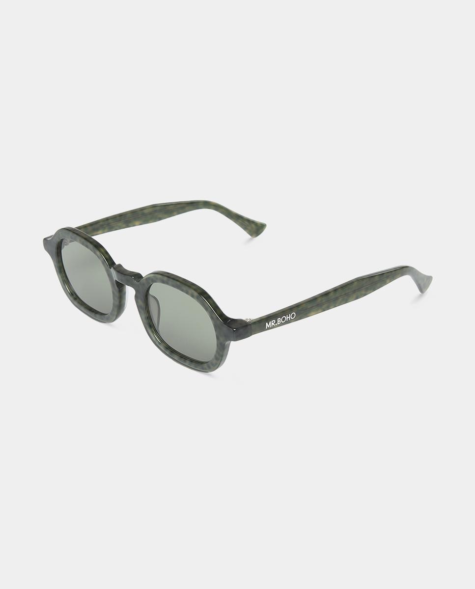 Imagen 2 de Gafas de sol ELPATIO unisex redonda en acetato - Mr. Boho - Verde Verde