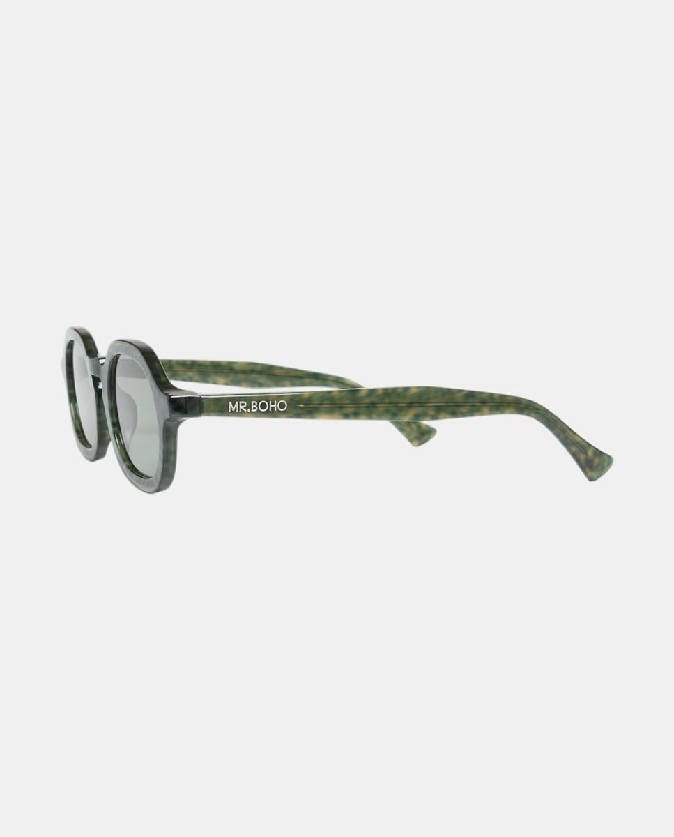 Imagen 3 de Gafas de sol ELPATIO unisex redonda en acetato - Mr. Boho - Verde Verde