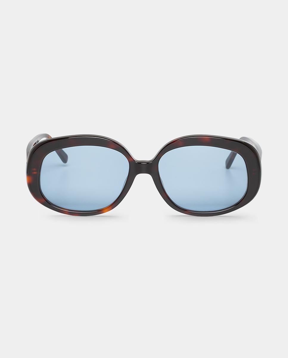 Imagen 1 de Gafas de sol BORGER de mujer rectangular en acetato Marrón
