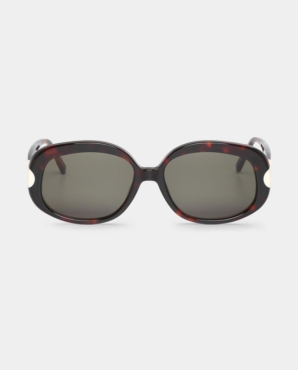 Imagen 1 de Gafas de sol BORGER de mujer rectangular en acetato Marrón