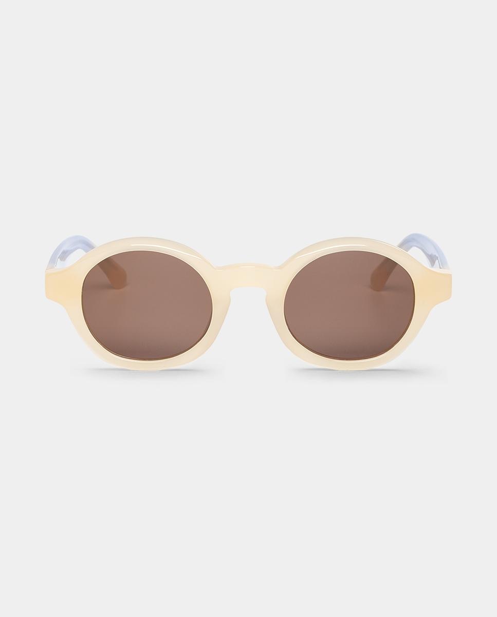 Imagen 1 de Gafas de sol ONS de mujer redonda en acetato Beige