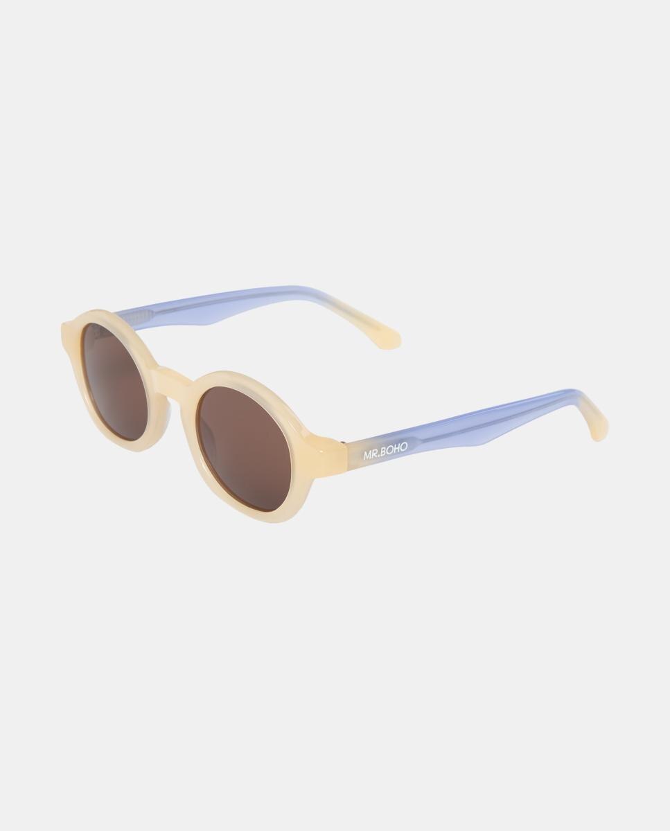 Imagen 2 de Gafas de sol ONS de mujer redonda en acetato - Mr. Boho - Beige Beige