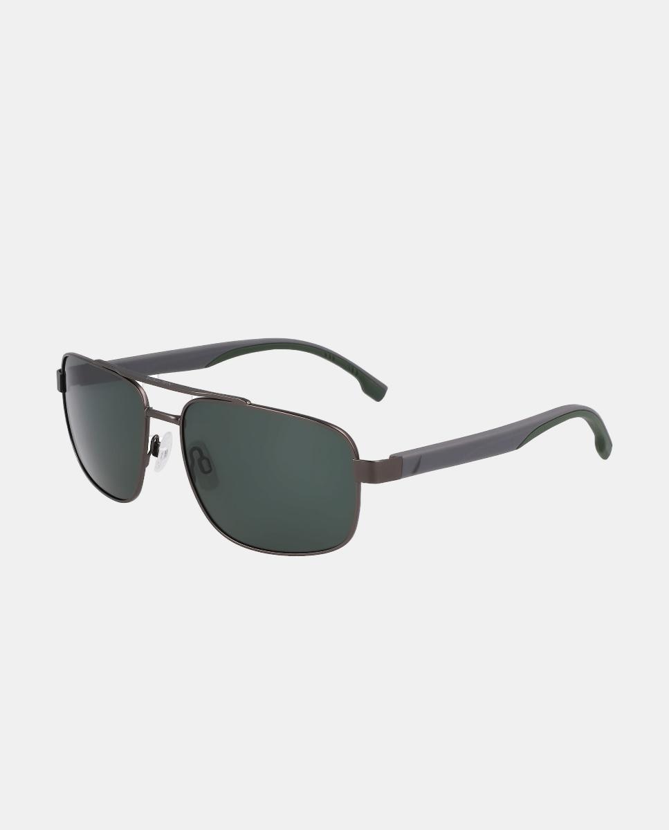 Gafa de sol de hombre cuadrada metalica con lente polarizada - Nautica - Negro Negro-2