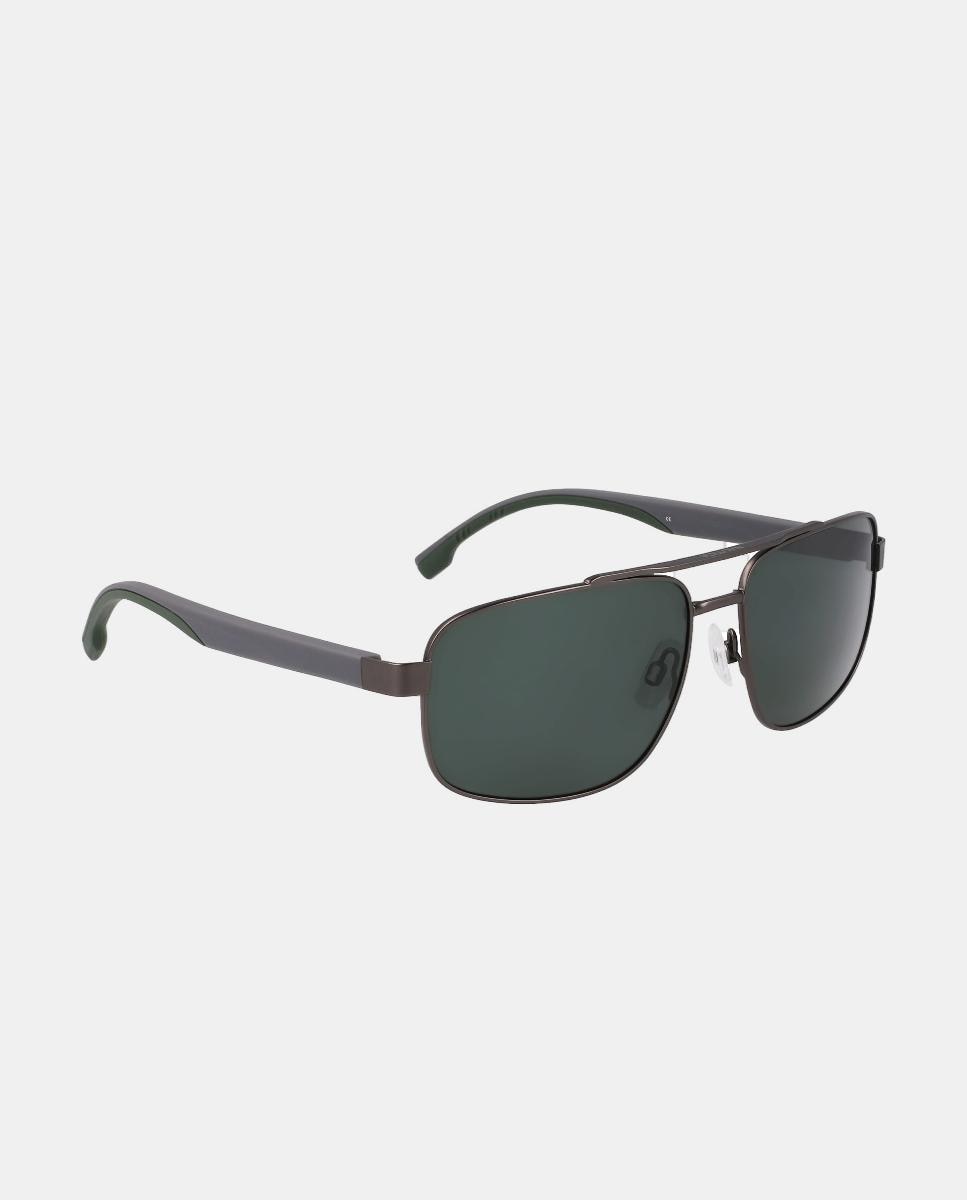 Gafa de sol de hombre cuadrada metalica con lente polarizada - Nautica - Negro Negro-3
