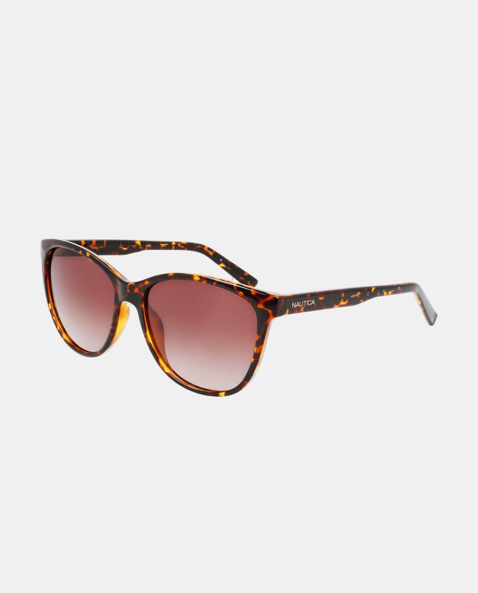 Gafa de sol de mujer cat eye en inyectado con lente polarizada - Nautica - Marrón oscuro Marrón oscuro-2
