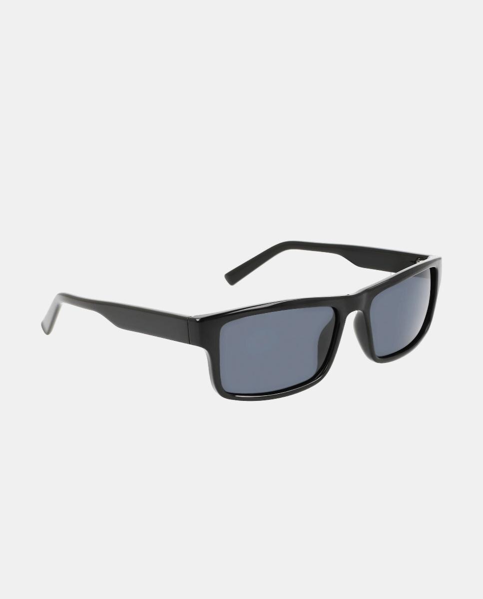 Gafa de sol de hombre rectangular en inyectado con lente polarizada - Nautica - Negro Negro-3