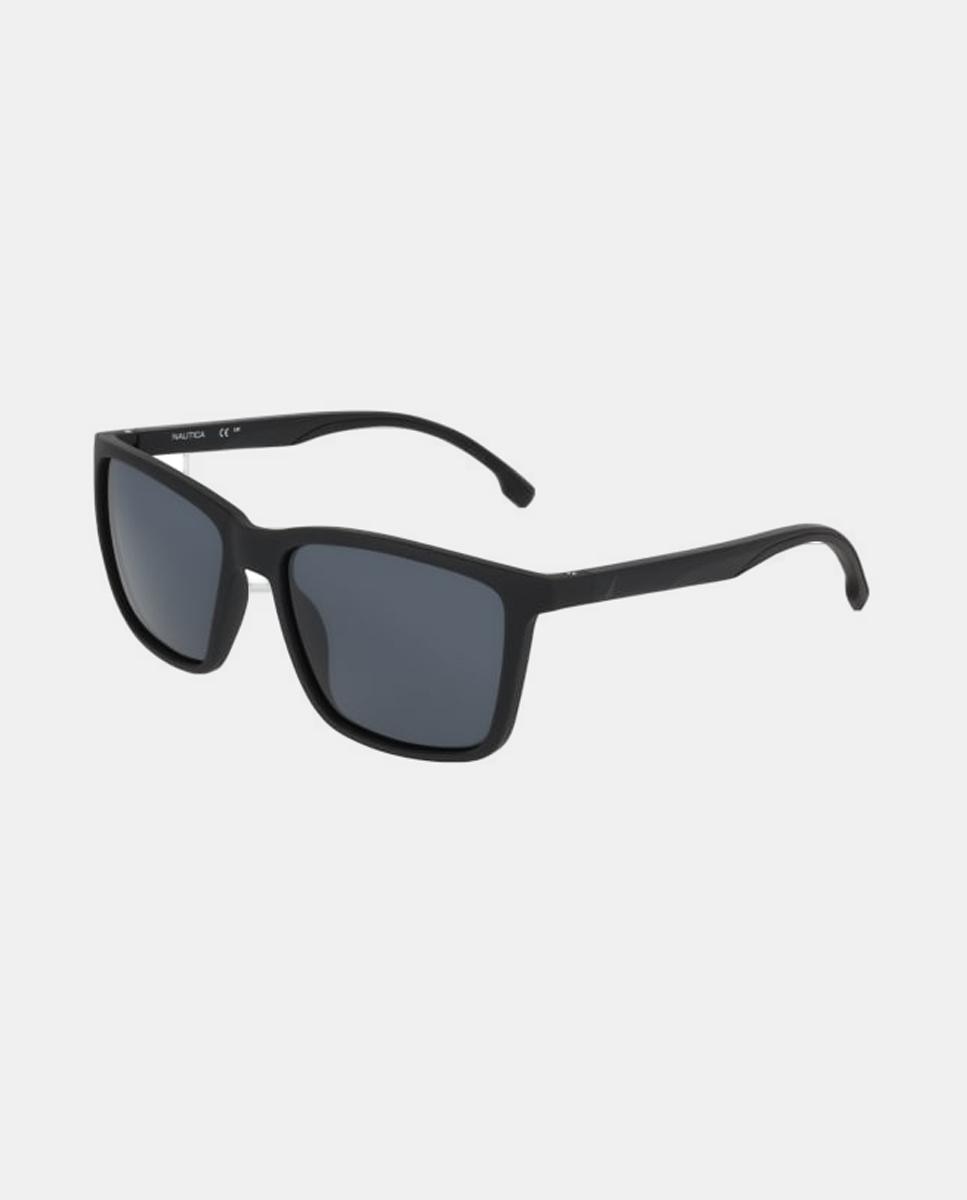 Gafa de sol de hombre cuadrada en inyectado con lente polarizada - Nautica - Negro Negro-2