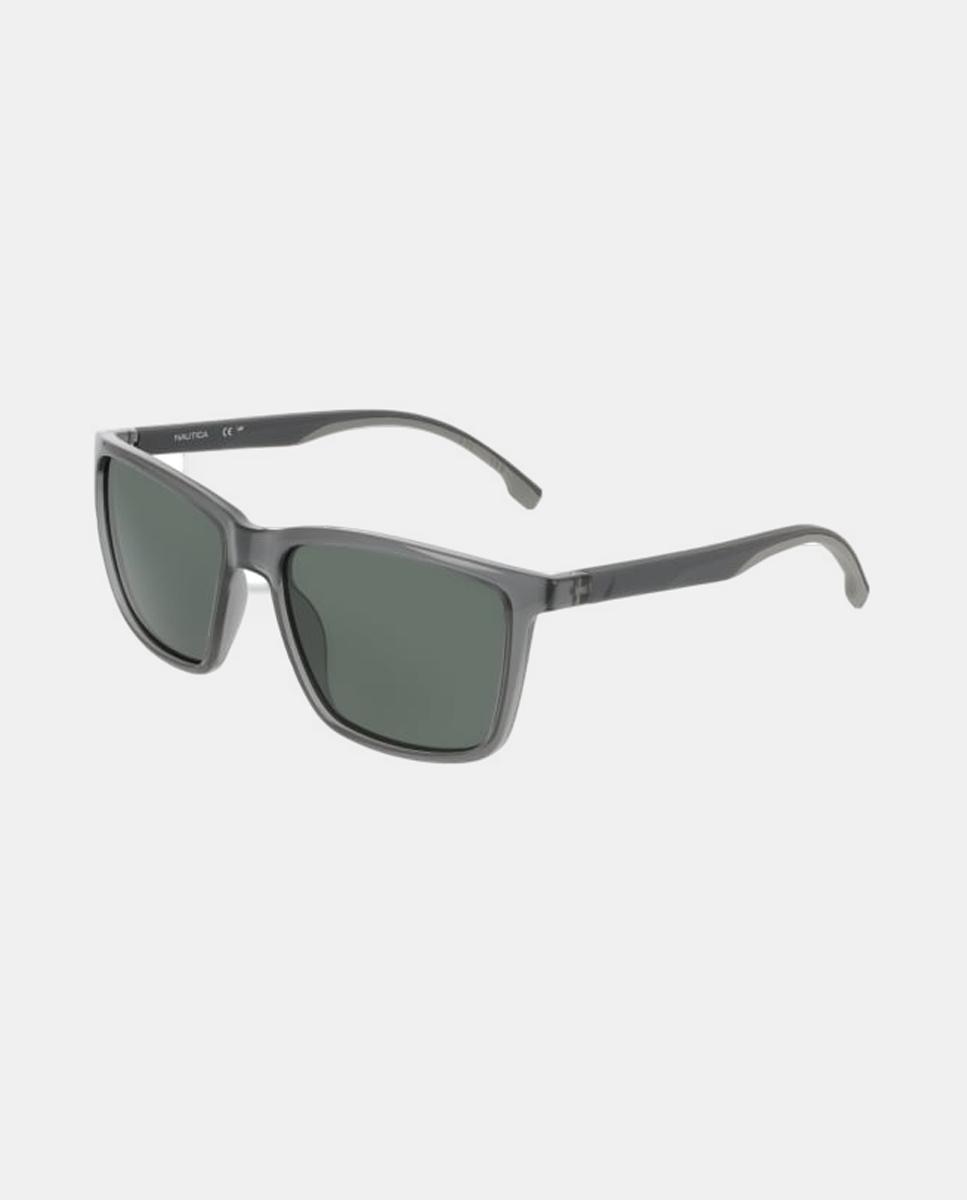 Gafa de sol de hombre cuadrada en inyectado con lente polarizada - Nautica - Gris Gris-2
