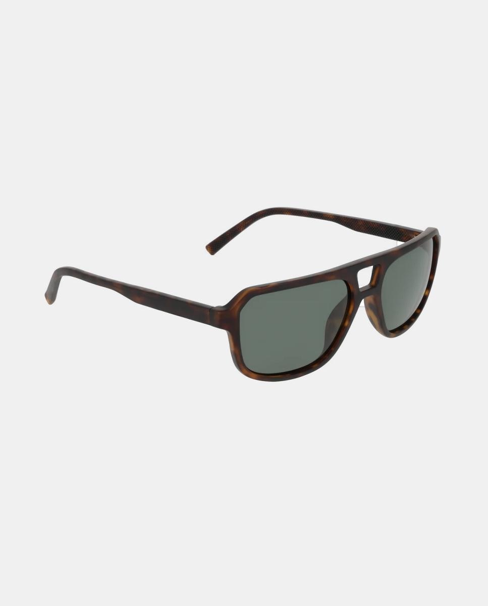 Gafa de sol de hombre cuadrada en inyectado con lente polarizada - Nautica - Marrón Marrón-3
