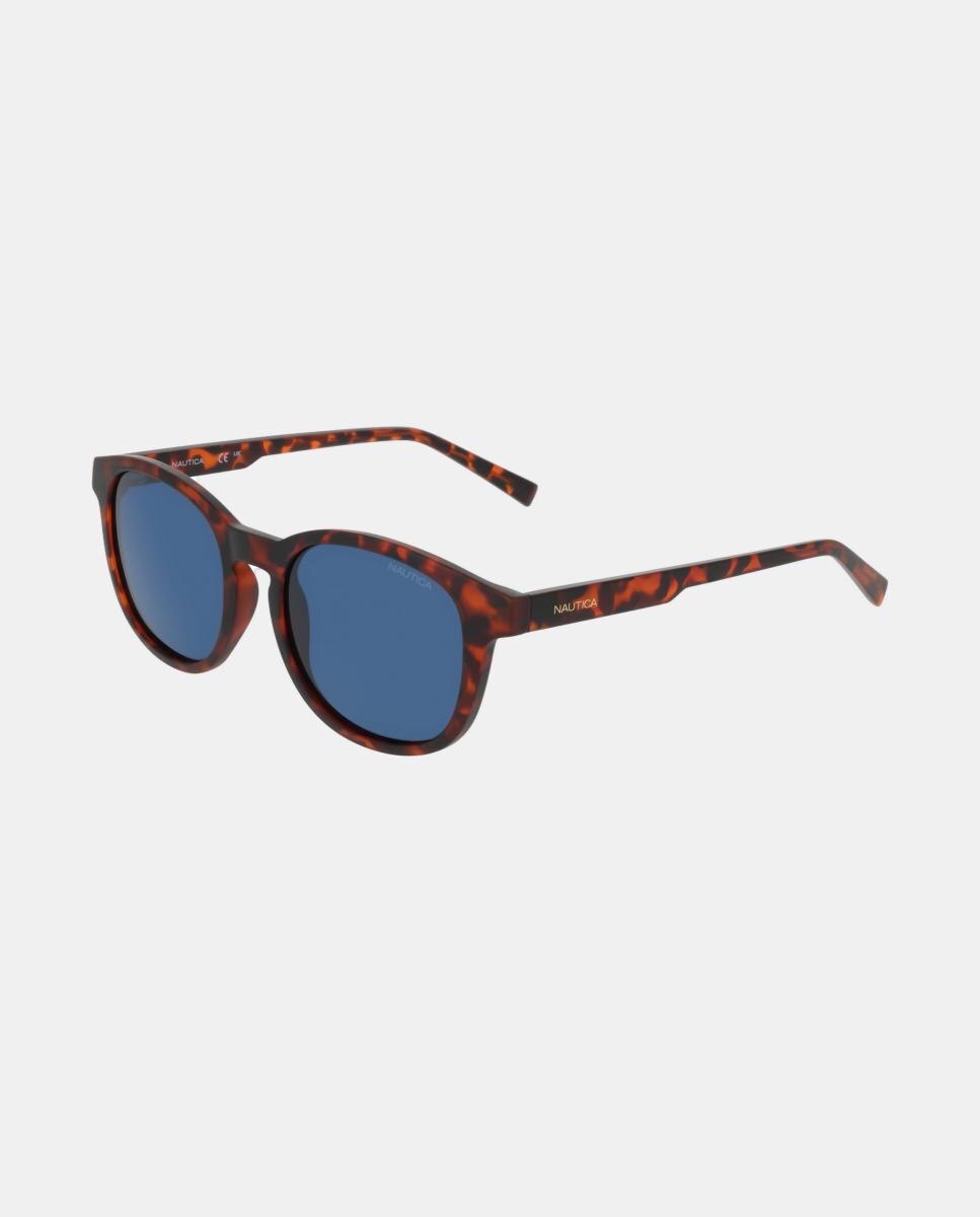 Gafa de sol unisex ovalada en inyectado con lente polarizada - Nautica - Marrón Marrón-3