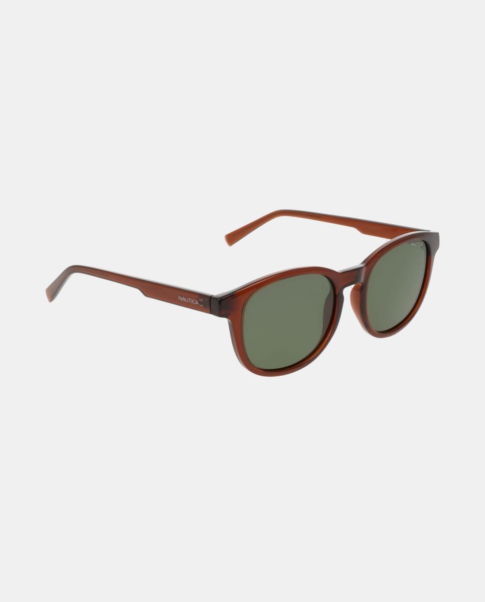 Gafa de sol unisex ovalada en inyectado con lente polarizada - Nautica - Amarillo Amarillo-2