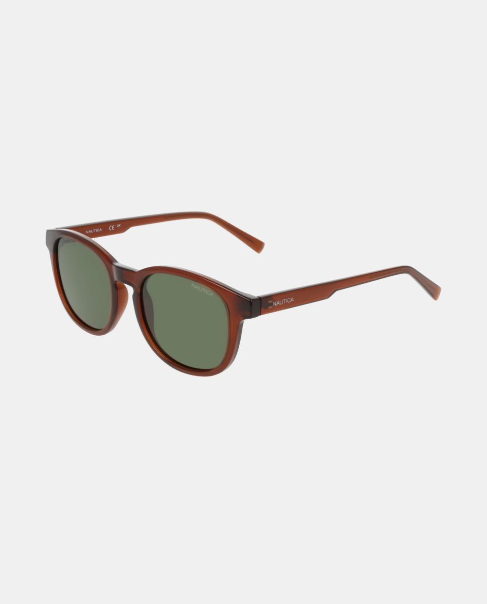 Gafa de sol unisex ovalada en inyectado con lente polarizada - Nautica - Amarillo Amarillo-3