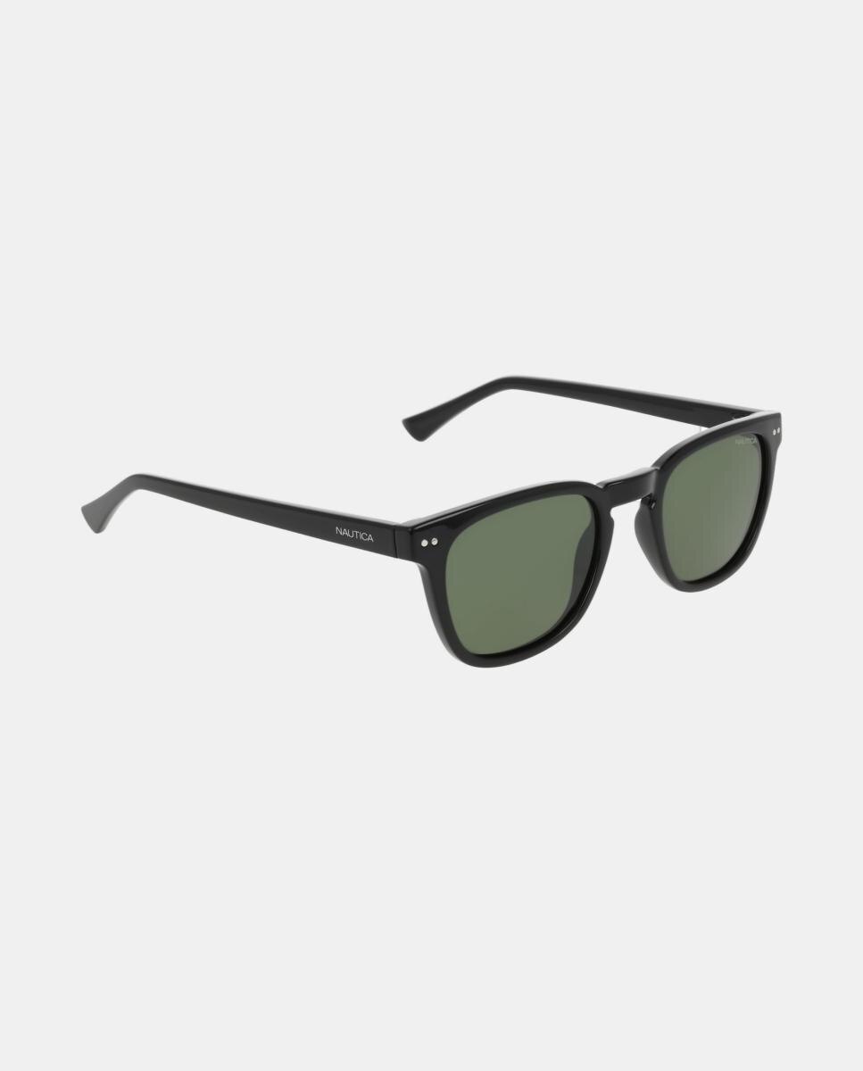 Gafa de sol unisex cuadrada en inyectado con lente polarizada - Nautica - Negro Negro-2