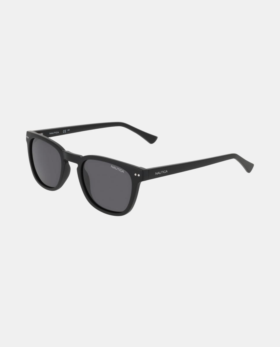 Gafa de sol de hombre cuadrada en inyectado con lente polarizada - Nautica - Negro Negro-3