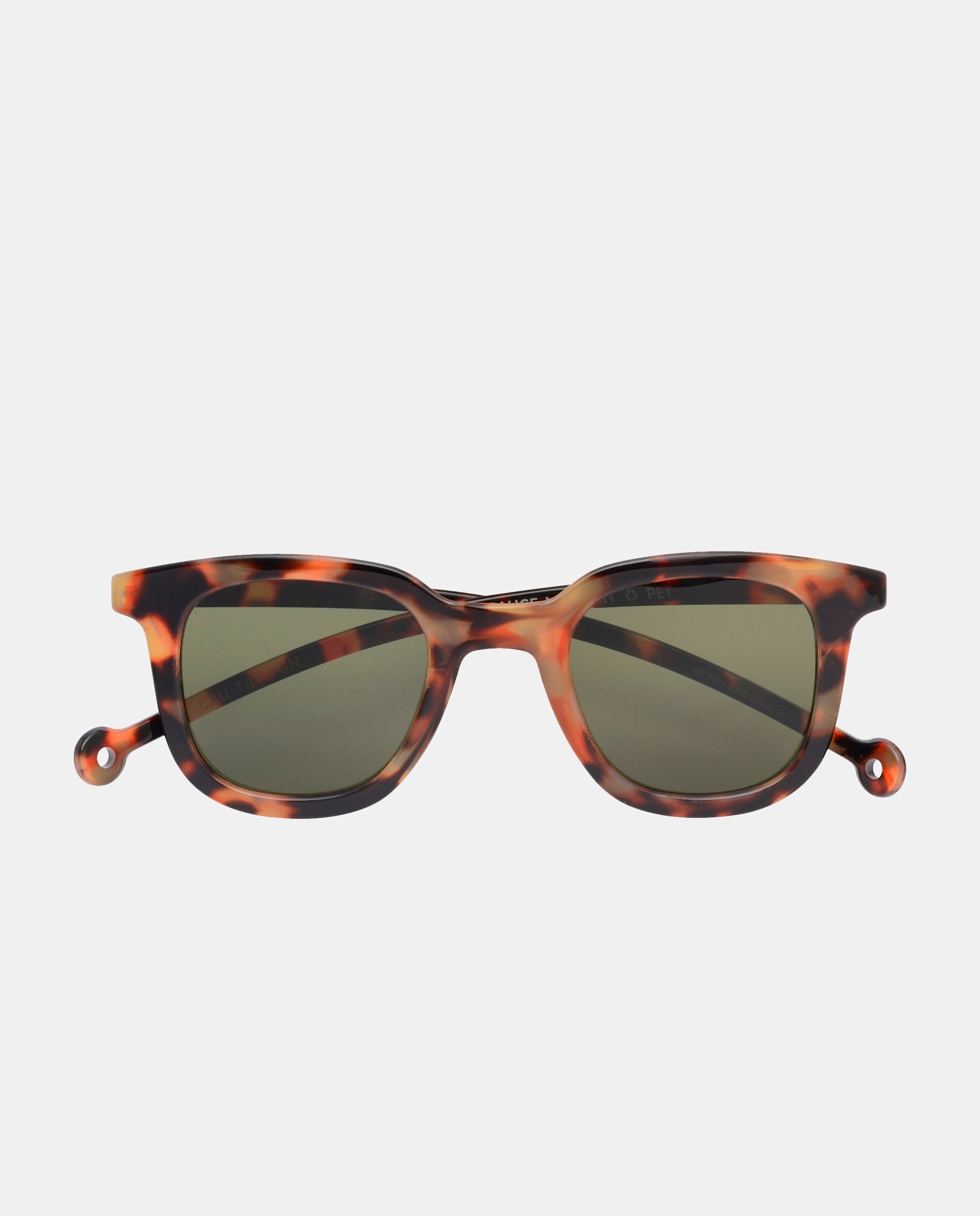 Gafas de sol cuadradas en havana elaboradas en materiales reciclados - Parafina - Marrón Marrón-2