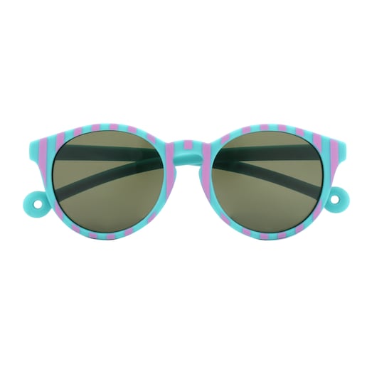 Gafas de sol infantiles redondas en color azul marino