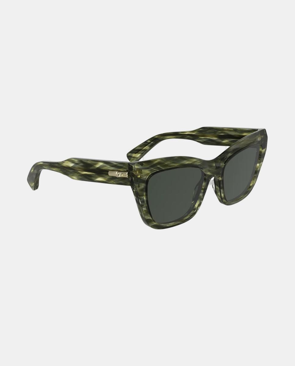 Gafa de sol de mujer ojo de gato de acetato - Longchamp - Verde Agua Verde Agua-3