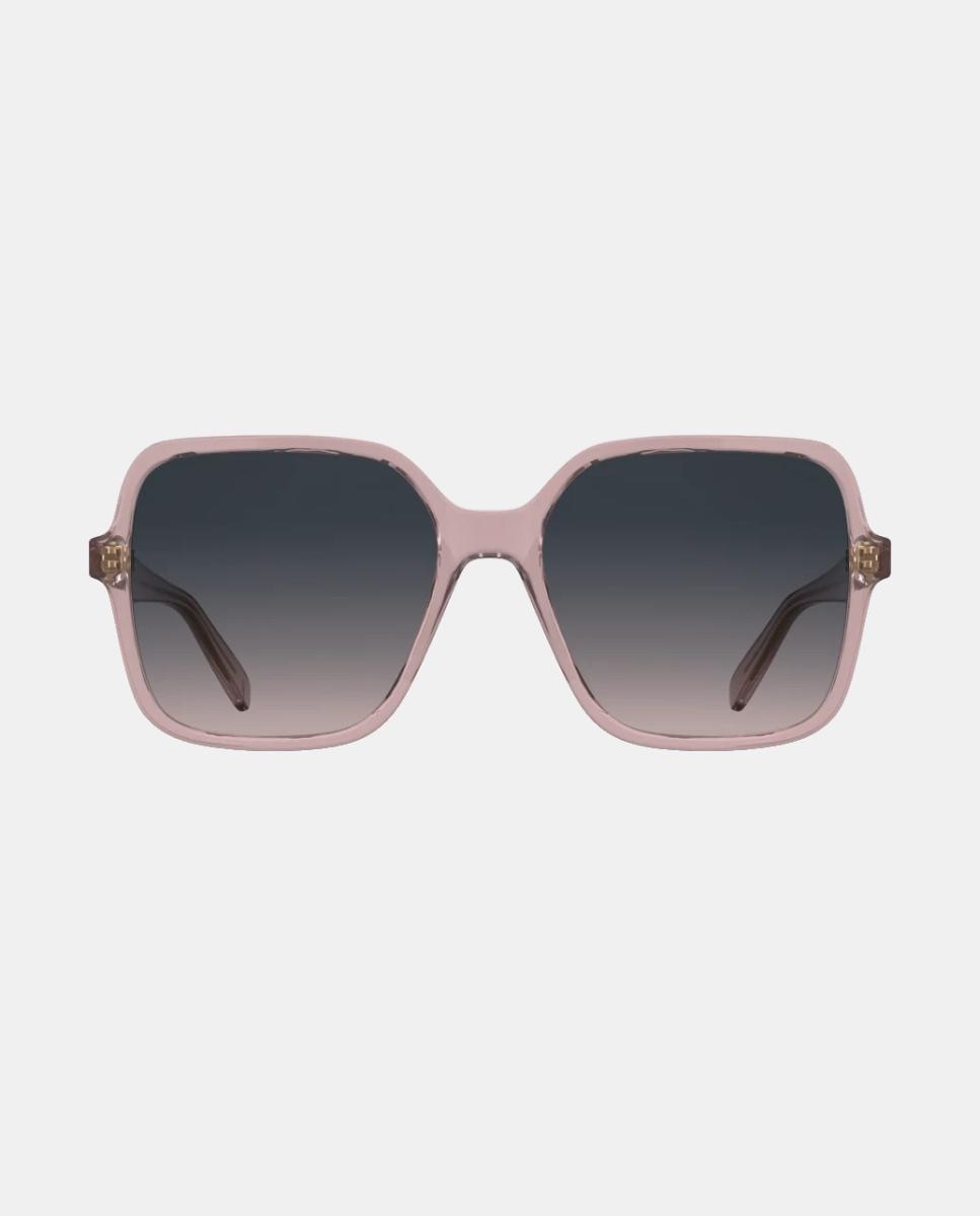 Imagen 1 de Gafa de sol de mujer cuadrada en acetato con lente degradada Rosa
