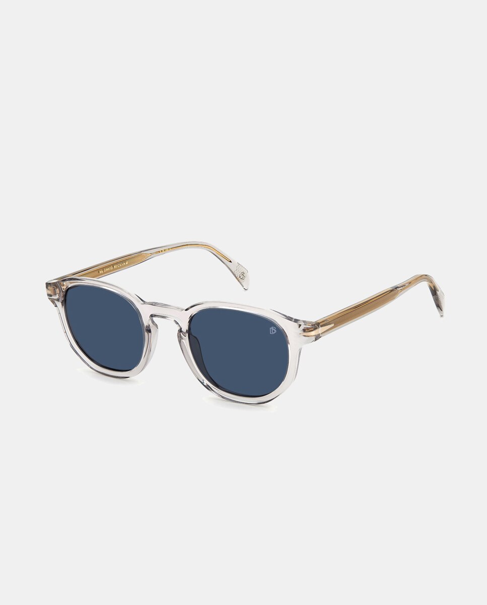 Imagen 2 de Gafas de sol de hombre redondas de acetato - David Beckham - Transparente Transparente