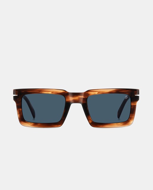 Imagen 0 de Gafas de sol de hombre rectangulares en acetato con lente degradada en verde