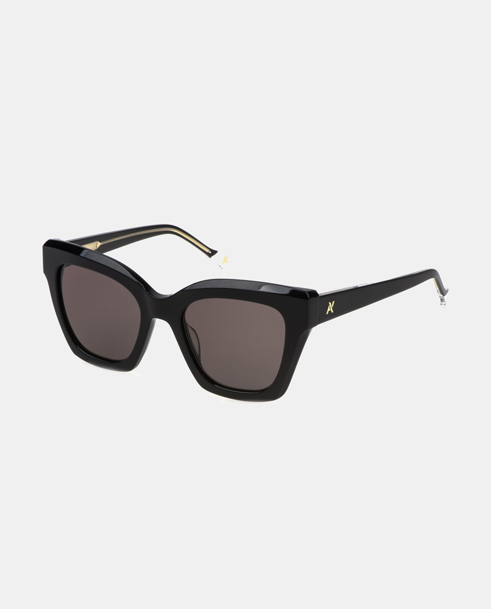 Imagen 0 de Gafa de sol Yalea cuadrada acetato Negro