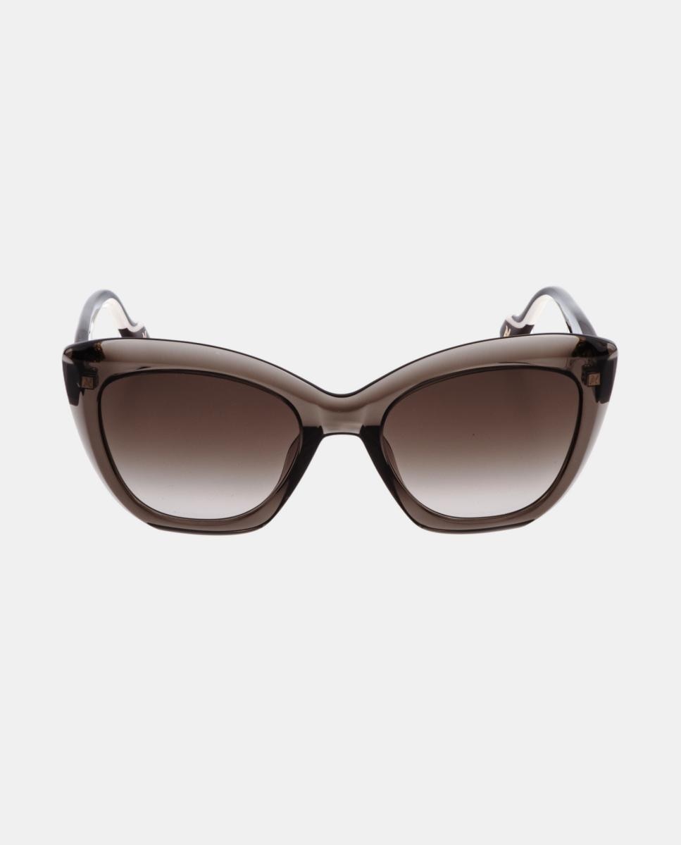 Imagen 0 de Gafa de sol de mujer mariposa en acetato con lente degradada Gris