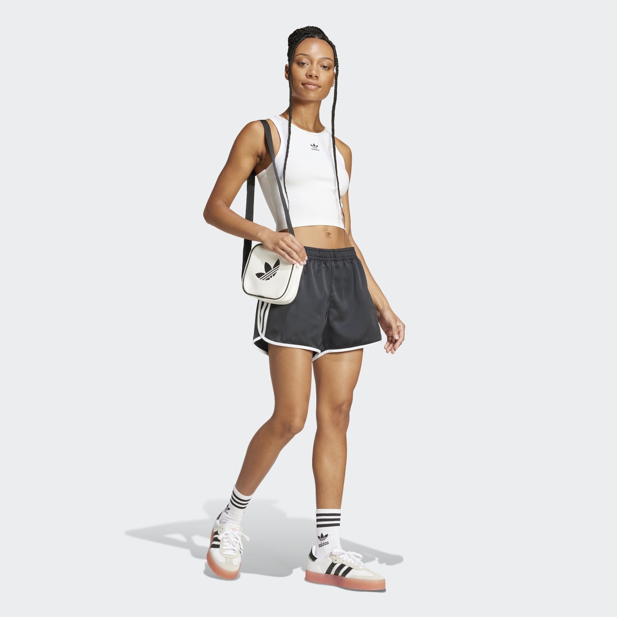 T-shirt de Mulher Trefoil Essentials Originals Branco-5