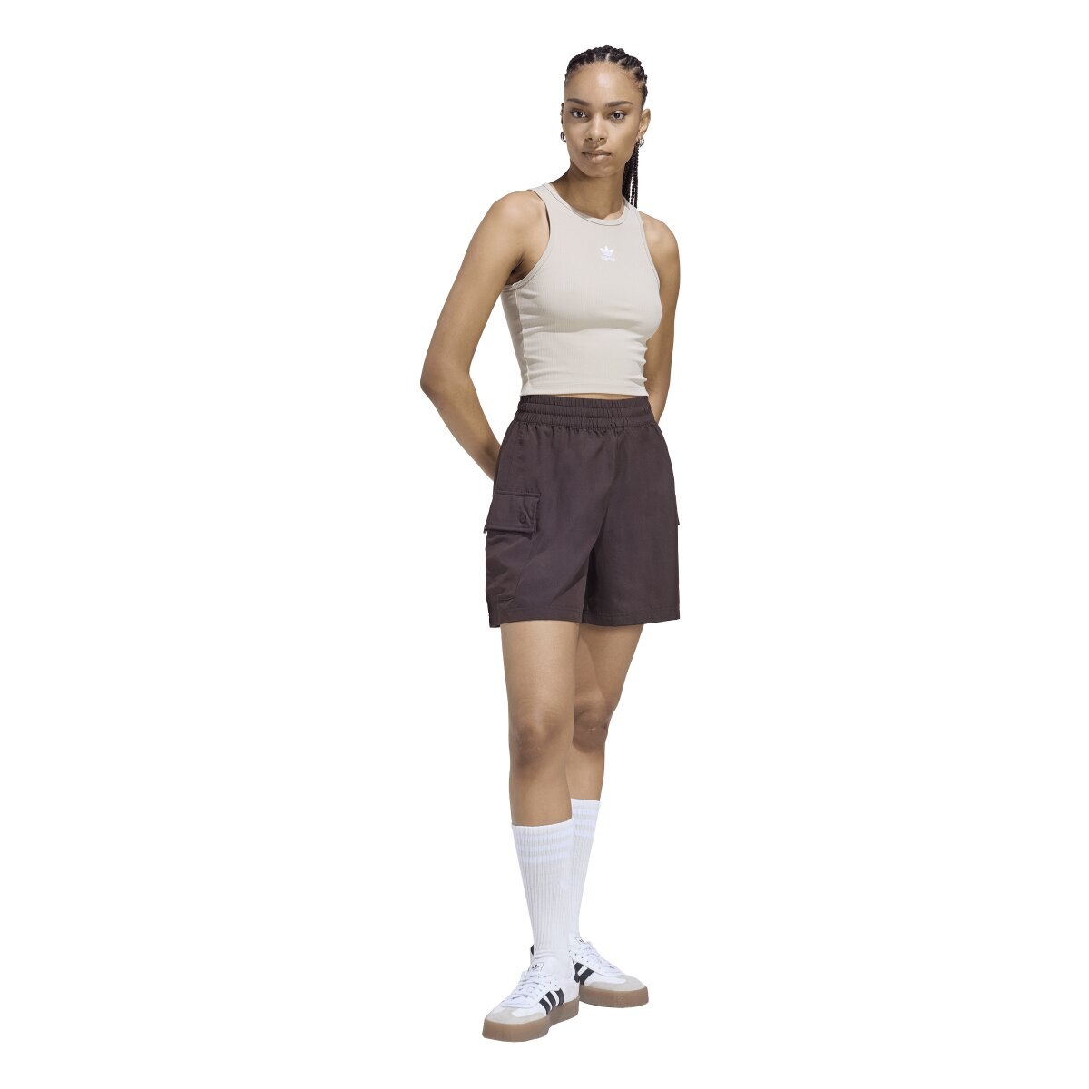 T-shirt de Mulher Trefoil Essentials Originals Bege-4
