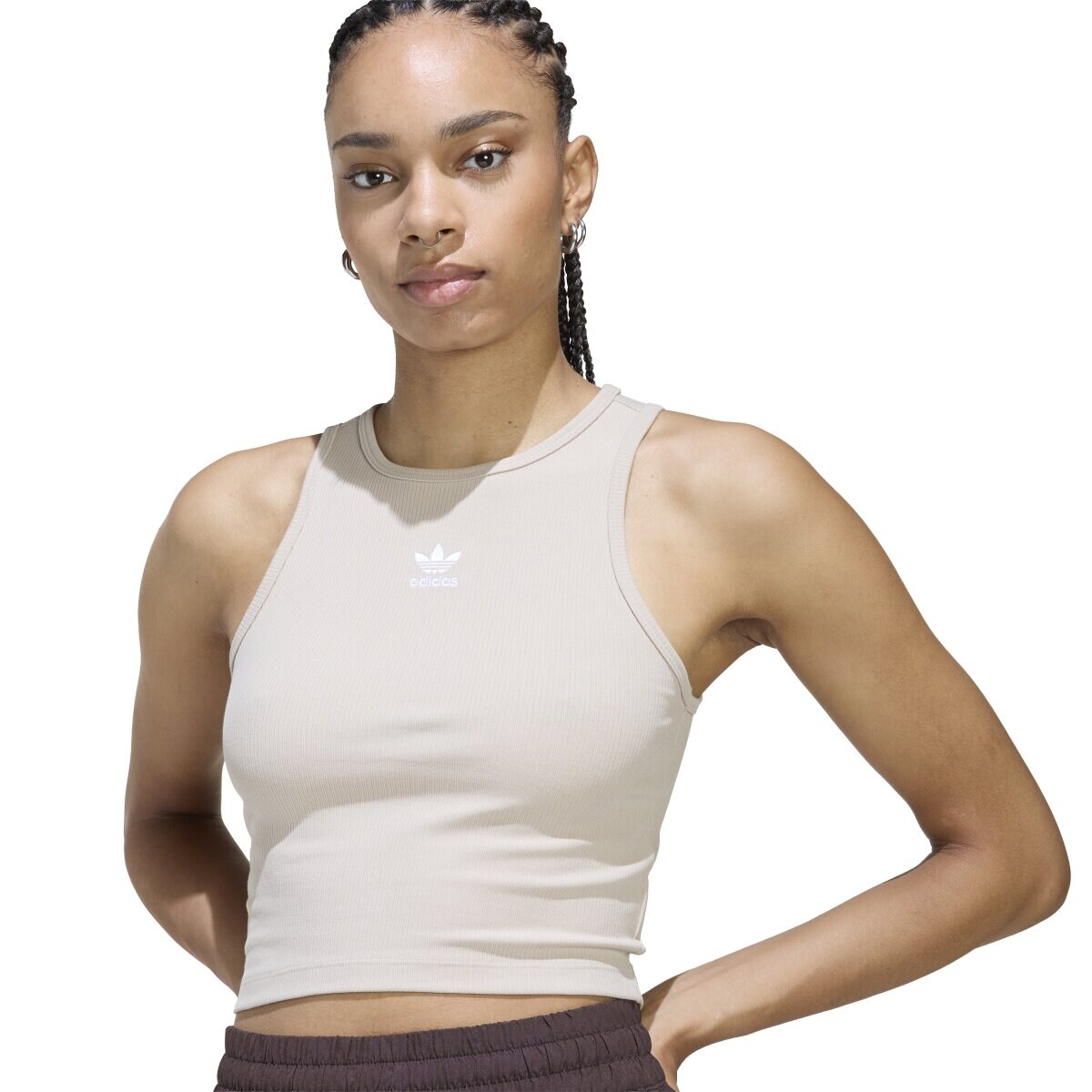 T-shirt de Mulher Trefoil Essentials Originals Bege-6