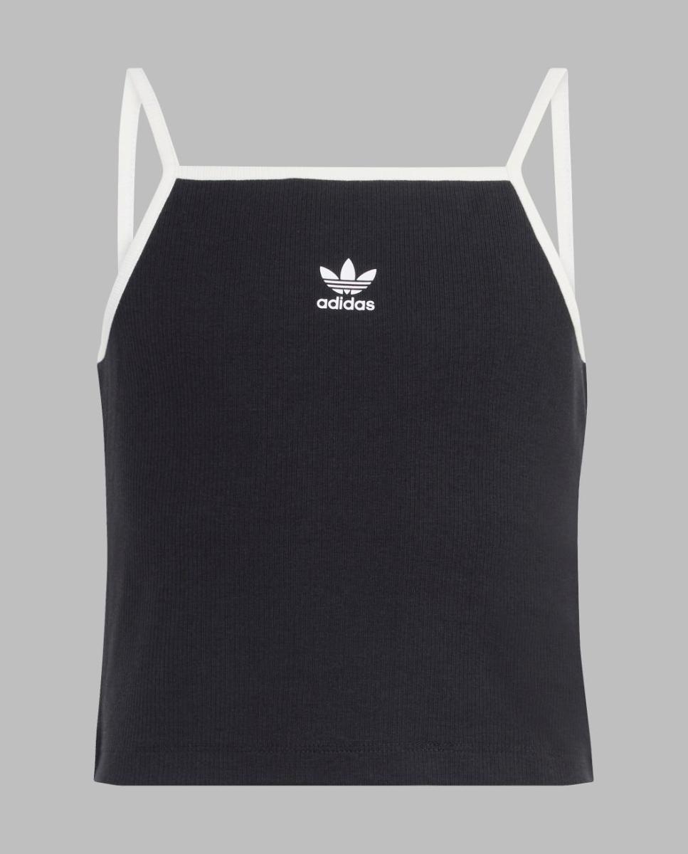 T-shirt de Menina Trefoil Essentials Originals Preto-6
