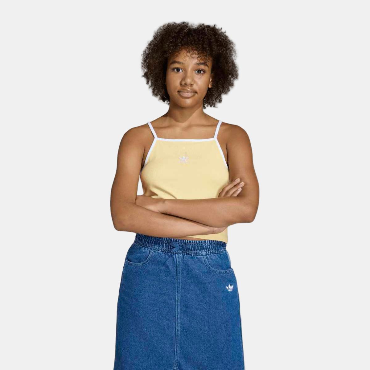 T-shirt de Menina Trefoil Essentials Originals Laranja-5