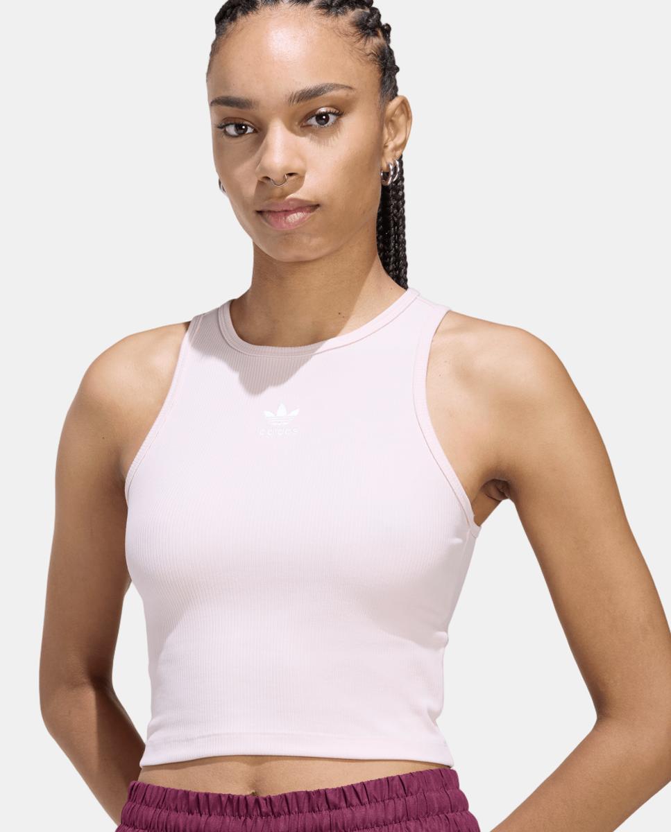 T-shirt de Mulher Trefoil Essentials Originals Rosa-4