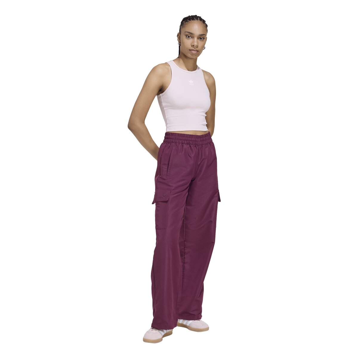 T-shirt de Mulher Trefoil Essentials Originals Rosa-5